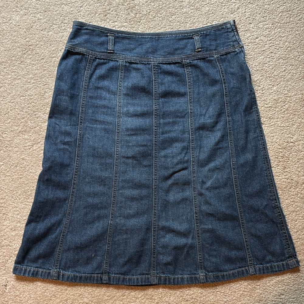 Style & Co. lightweight Denim A-line Skirt Size 8